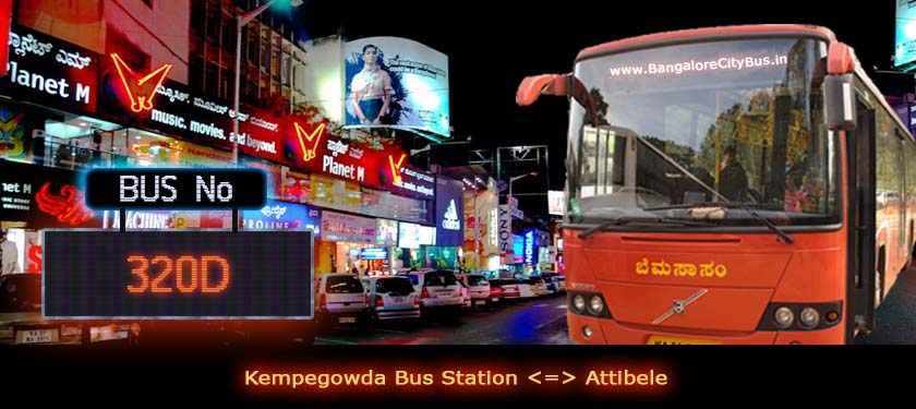 BMTC ‘320D’ Bus Route & Timings